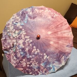 Floral Butterfly Parasol